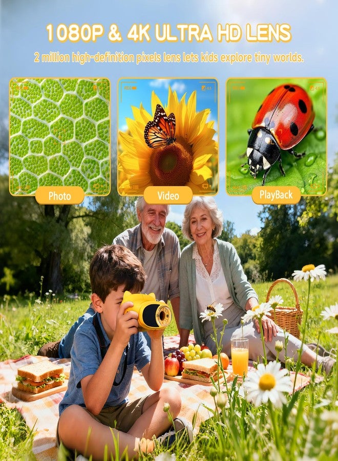 Nisumkey 1000X Handheld Digital Microscope for Kids : Wonderquest Microscope with 2.0" IPS Screen, STEM Toys for Ages 3-6 8-13 Girls Boys Child, Portable Edu Gift Age 4-6 8-12 Children Students - Image 3